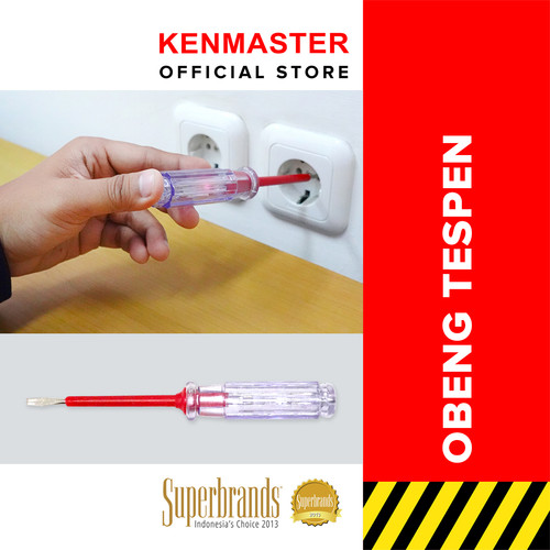 [EZM.2500949] Kenmaster Obeng Tespen 5106 - Tespen Deteksi Kabel Obeng Tes Pen Listrik Obeng Tespen Listrik Obeng Testpen Listrik