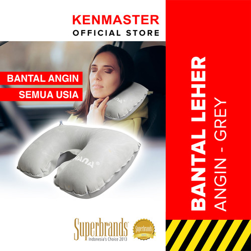 [EZM.2500951] Ghana Bantal Leher Mobil / Batal Leher Tidur / Bantal Leher Tiup / Bantal Leher Portable / Neck Pillow