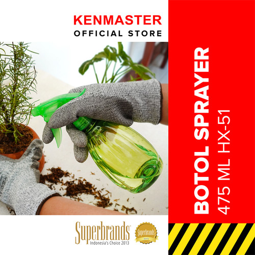 [EZM.2500990] Kenmaster Botol Sprayer 475 ML HX - 51 (Green)
