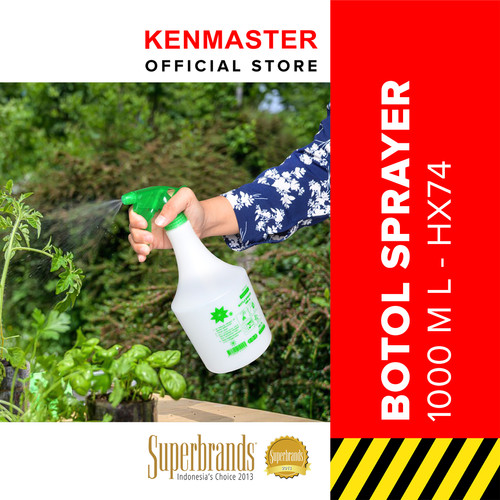 [EZM.2500991] Kenmaster Botol Sprayer - 1000ml HX-74 / Botol Semprotan / Spray Penyiram Tanaman / Semprotan Tanaman / Semprotan Burung / Alat Semprotan / Spray Bottle / Bottle Garden Tools / Alat Berkebun