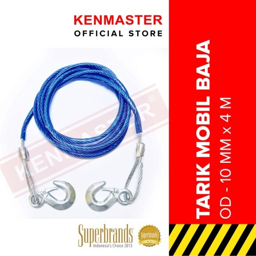 [EZM.2501032] Kenmaster Tarik Tambang Baja OD - 10MM x 4M