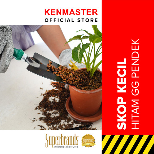[EZM.2501101] Kenmaster Alat Kebun Skop Kecil Gagang Pendek Hijau - Sekop Hijau Plastik / Skop Berkebun / Garden Tool / Sekop Berkebun / Garden Tools / Alat Berkebun