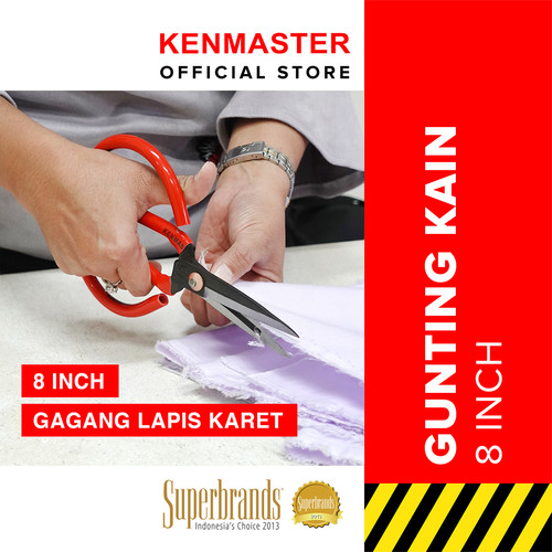 [EZM.2501125] Kenmaster Gunting Kain / Gunting Bahan Kain / Gunting Kertas / Gunting Serbaguna
