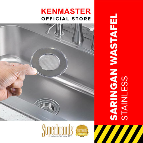[EZM.2501136] Kenmaster Saringan Wastafel Stainless Steel / Saringan Cuci Piring / Saringan Bak Cuci Piring