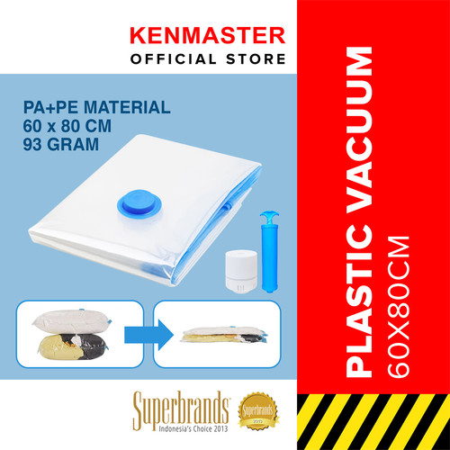 [EZM.2501153] Plastik Vacum 60X80 CM / Vacum Pakaian Traveling 1 PCS