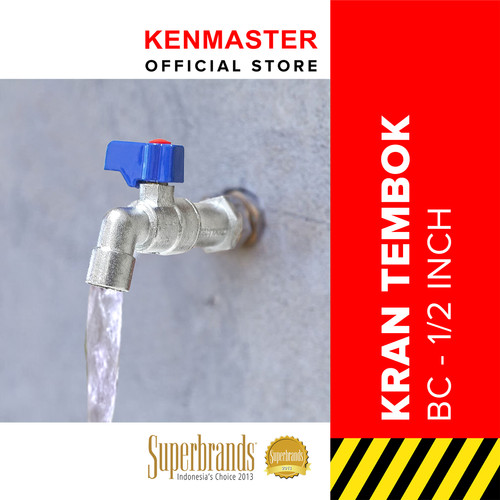 [EZM.2501168] Kenmaster Kran Taman BC 1/2 Inch Biru / Keran Taman BC / Kran Tembok / Keran Tembok / Kran Air / Keran Air