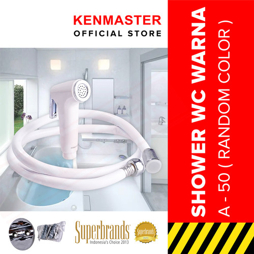 [EZM.2501194] Kenmaster Shower WC Warna A-50 / Jet Shower Toilet Bidet / Washer Bidet Cebok / Shower Cebok