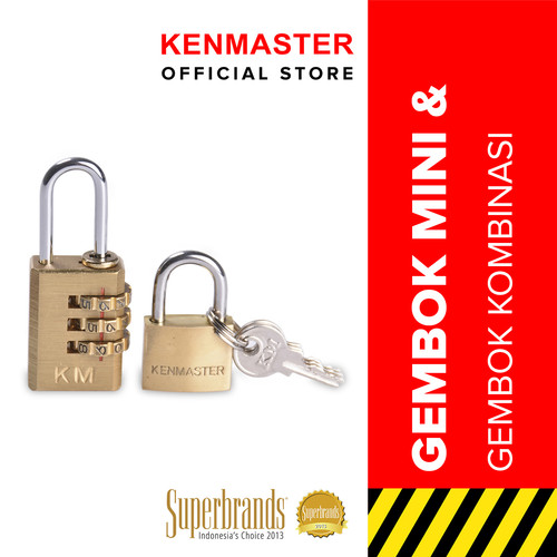[EZM.2501205] Kenmaster Gembok Mini Gembok Kombinasi Gembok Anti Maling MG-213/201 CLEARANCE