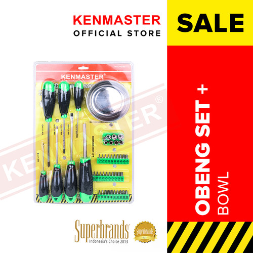 [EZM.2501244] Kenmaster Obeng set + Mangkok - Clearance