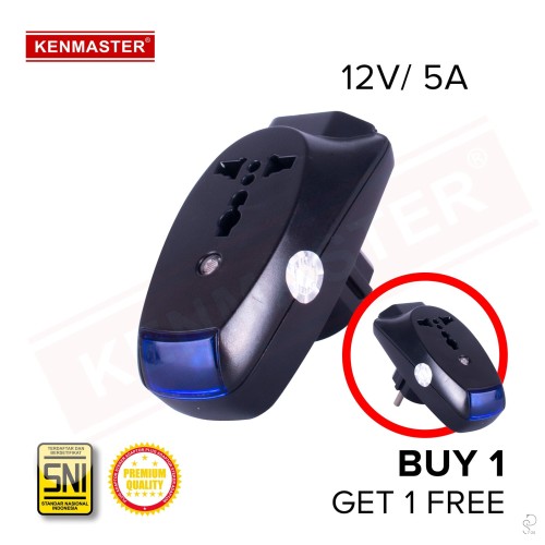 [EZM.2501273] Kenmaster Steker Adaptor Colokan Listrik Light Sensor 04 B (Buy 1 Get1) Clearance