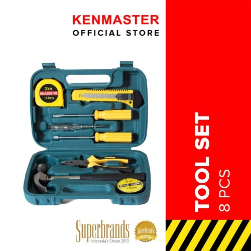 [EZM.2501291] Tool Kits Set Perkakas Tangan Set - TM 813
