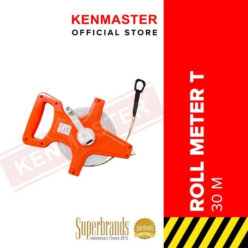 [EZM.2501294] Kenmaster Roll Meter Fiber T 30M J505 - Meteran Fiber / Fiberglass / M