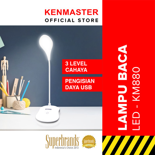 [EZM.2501330] KENMASTER LAMPU LED BACA (READING LAMP KM-880)