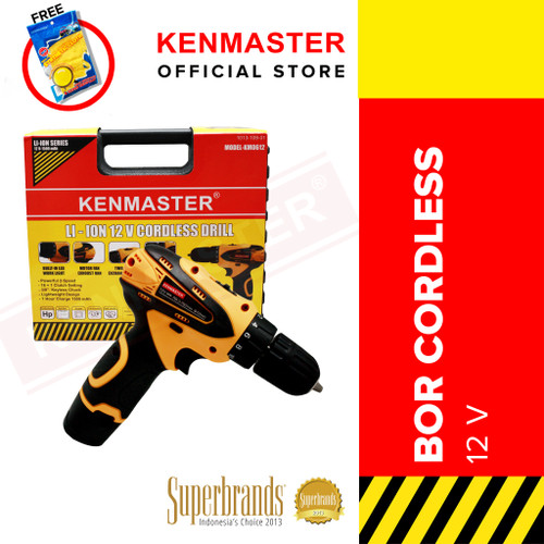 [EZM.2501335] KENMASTER BOR CORDLES KM-0612 KM BLISTER (10MM) 12 V