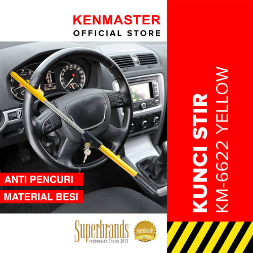 [EZM.2501338] Kenmaster Kunci Stir Mobil 6622 / Kunci Stir Pengaman Mobil / Kunci Setir Mobil / Safety Lock Car Steer