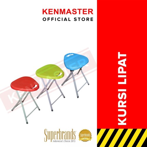 [EZM.2501351] Kenmaster Kursi Lipat Biru