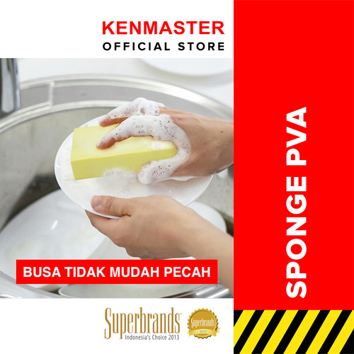 [EZM.2501354] Kenmaster Busa Sponge CL 100 A PVA - Kuning