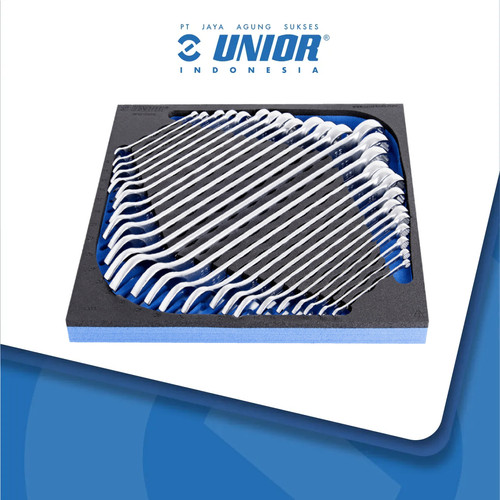[EZM.2400019] UNIOR Set of combinations wrenches, long in SOS tool tray - 964/2CSOS