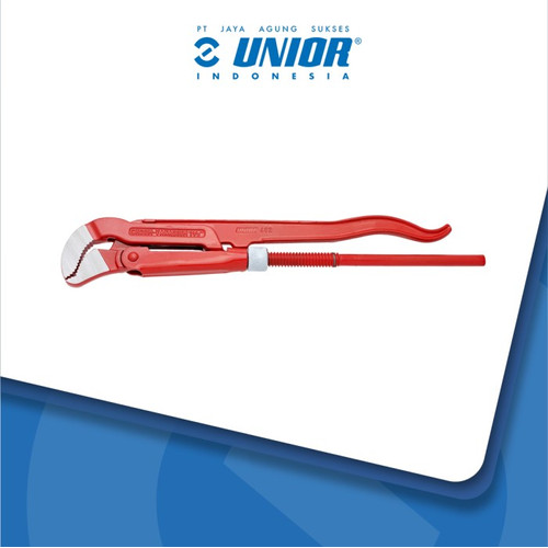 [EZM.2400065] UNIOR Pipe wrench 45°, Swedish pattern, S - form -  Kunci Pipa Swedia