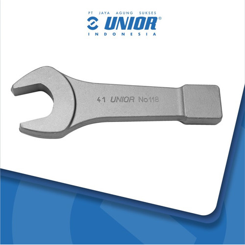 [EZM.2400100] UNIOR Slogging open end wrench - Kunci Pas Pukul Tipe 118/7