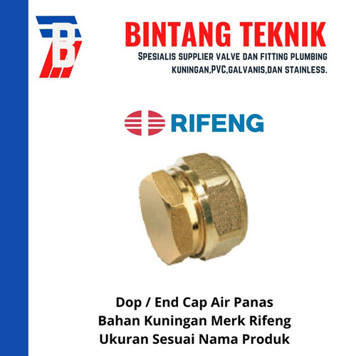 [EZR.2700024] Dop / End Cap Rifeng Kuningan Pex 1" (2025)