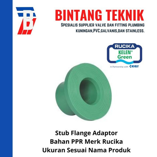 [EZR.2700555] Stub Flange Adapter PPR 6" inch (160 mm) Rucika