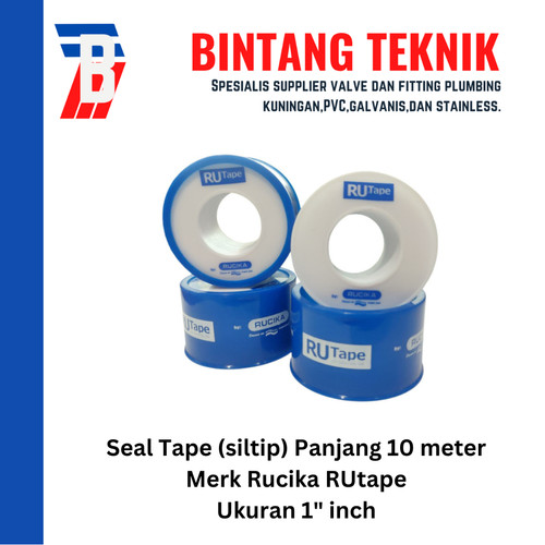[EZR.2702284] Sealtape (Siltip) Rucika 1" inch Panjang 10 Meter
