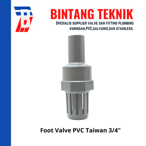 [EZR.2702328] Foot Valve Bahan PVC 3/4 inch