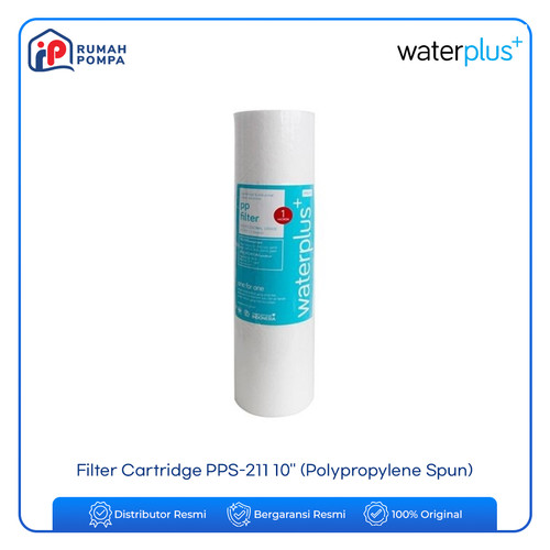 [EZM.1160010] Filter Catridge Spun 1 Micron Waterplus pps 211 10"