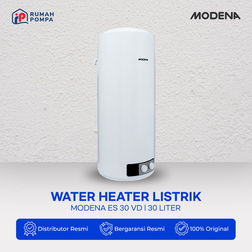 [EZM.1160047] Water Heater Listrik Modena ES 30 VD | 30 Liter