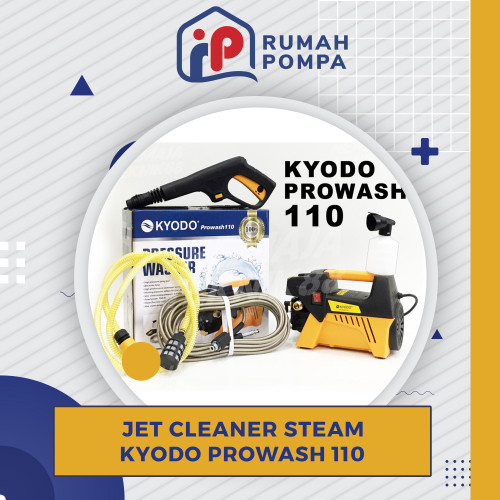 [EZM.1160199] Jet Cleaner KYODO PROWASH 110 Mesin Steam Mobil Motor AC Auto Stop untuk Cuci Mobil dan AC