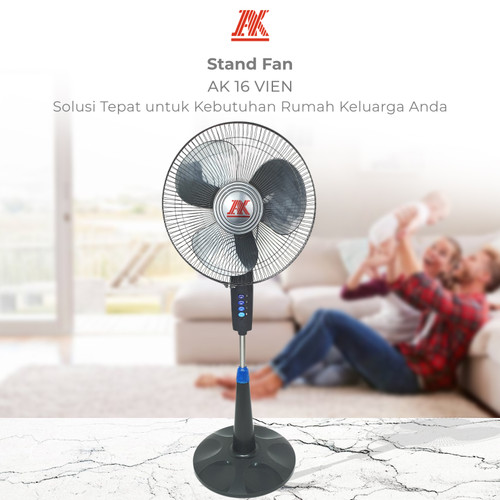 [EZM.1160240] Kipas Angin Stand Fan AK Vien 16 Inch