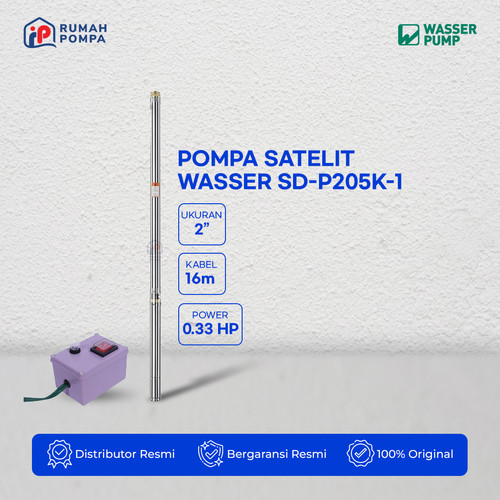 [EZM.1160278] Pompa Satelit Submersible 2 inc Wasser SDP 205 K