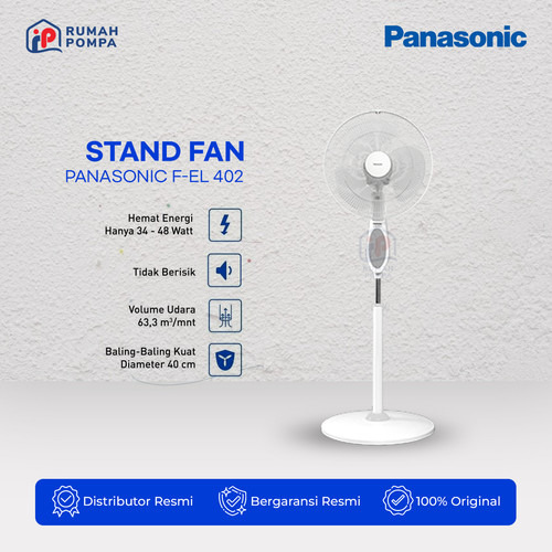 [EZM.1160325] Kipas Angin Berdiri | Stand Fan Panasonic F-EL 402