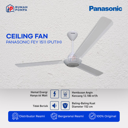 [EZM.1160886] Ceiling fan FEY 1511 PANASONIC / KIPAS ANGIN PLAFON