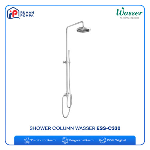 [EZM.1160950] RAIN SHOWER SET CHROME FINISH WASSER ESS C 330