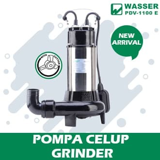 [EZM.1161044] Pompa Air Celup Sirkulasi Air Kotor Wasser PDV-1100 E