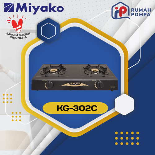 [EZM.1161281] Kompor Gas 2 Tungku Miyako KG-302 C