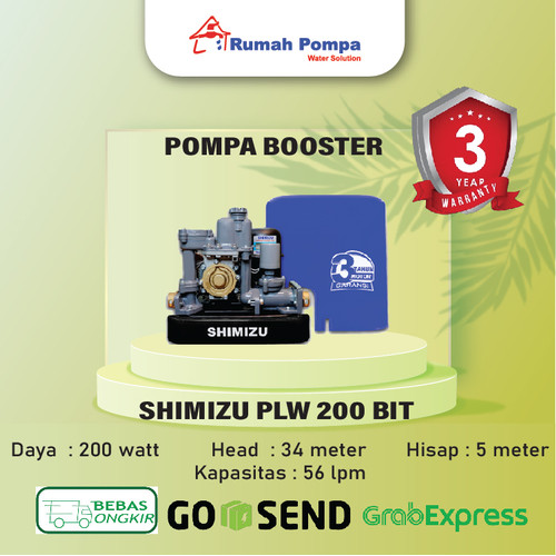 [EZM.1161331] Pompa Booster Shimizu P.L.W 200 BIT