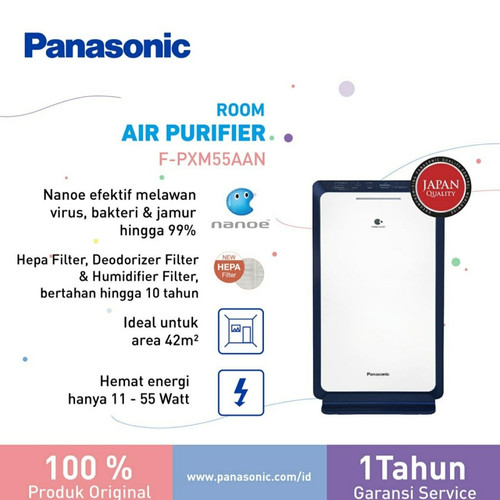 [EZM.1161497] AIR PURIFIER PEMBERSIH UDARA PANASONIC NANOE ECONAVI F-PXM55AAN