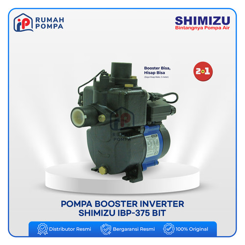 [EZM.1161583] Mesin Pompa Pendorong Booster Pump Inverter Shimizu IBP-375 BIT