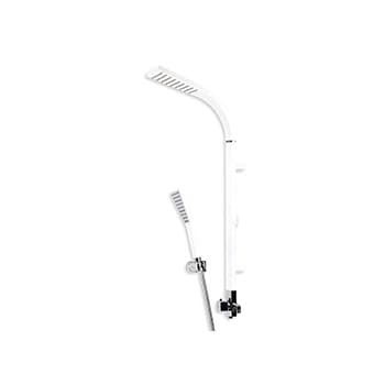 [EZM.1161712] Rain Shower Set Wasser RSS 1680 White
