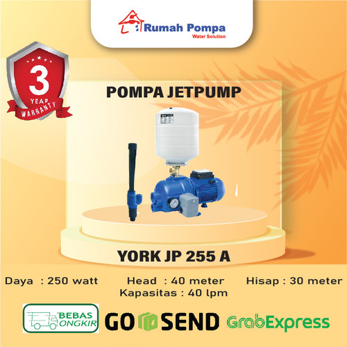 [EZM.1161791] POMPA AIR JET PUMP YORK JP-255A+Tangki