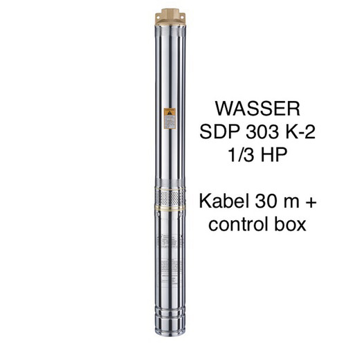 [EZM.1161797] WASSER SDP 303 K-2 1/3 HP kabel 30 meter pompa satelit deep sibel
