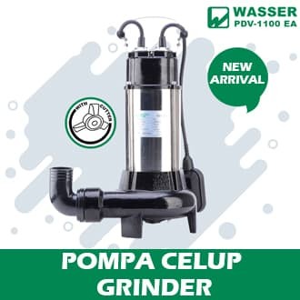[EZM.1161846] Mesin Pompa Air Celup Grinder Air Kotor Wasser PDV-1100 EA Murah