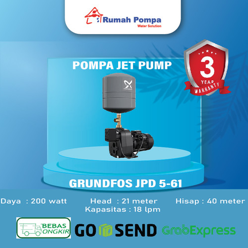 [EZM.1161939] Grundfos JD Basic 7 / JPD 8-62 Jet Pump 60 Meter