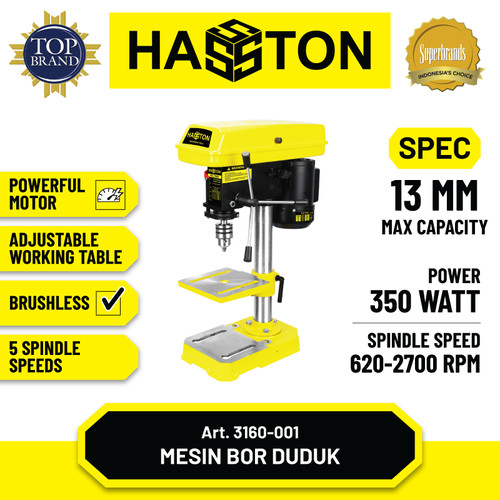 [EZM.1190003] Hasston Mesin Bor Duduk  / Drill Press (3160)