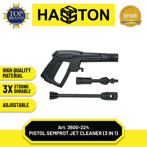 [EZM.1190016] Hasston Nozzle Mesin Jet Cleaner 3in1 / Spray Nozzle Set (3600-224)