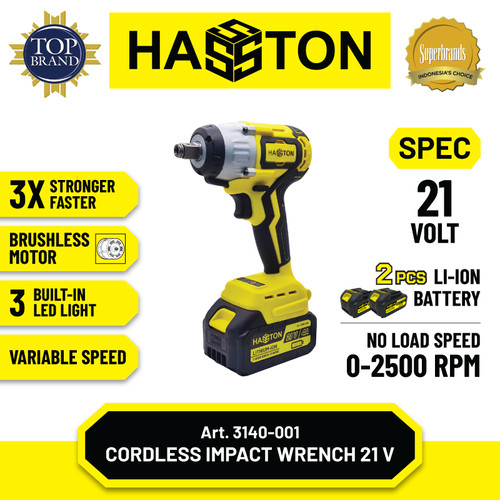 [EZM.1190017] Hasston Mesin Pembuka Baut / Cordless Impact Wrench (3140-001)