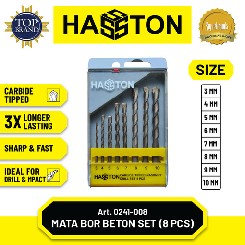 [EZM.1190222] Hasston Mata Bor Beton 8pcs (0241-008)